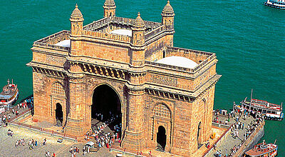 Zurück zur Normalität: Das Gateway of India stand bei den Anschlägen von Bombay Ende 2008 im Fokus der Berichterstattung.