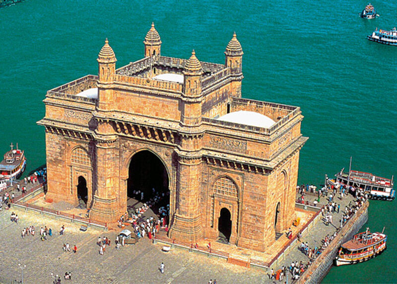 Zurück zur Normalität: Das Gateway of India stand bei den Anschlägen von Bombay Ende 2008 im Fokus der Berichterstattung.