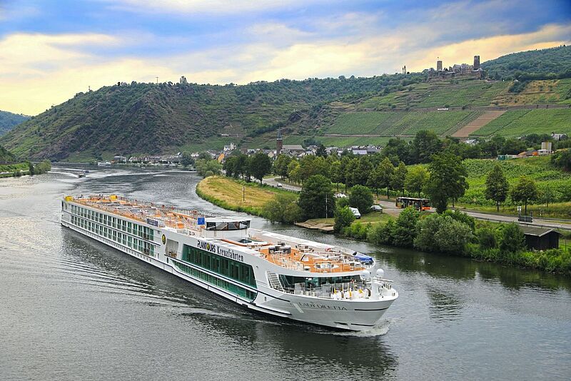 Die Lady Diletta ist das Plantours-Flaggschiff auf dem Fluss