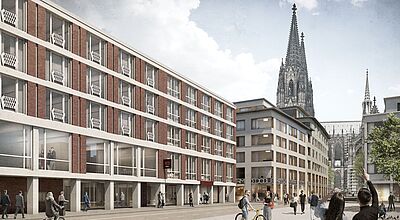 Das Radisson Red Cologne entsteht in der Nähe des Kölner Doms Das Radisson Red Cologne entsteht in der Nähe des Kölner Doms