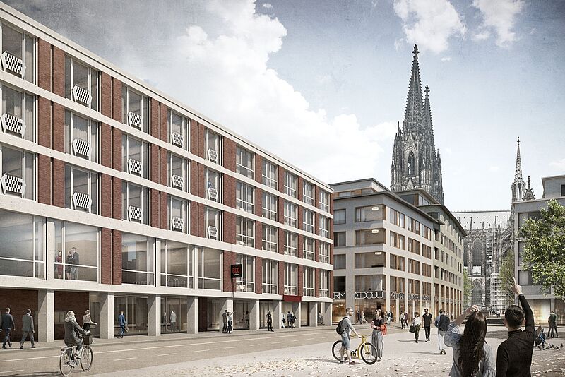 Das Radisson Red Cologne entsteht in der Nähe des Kölner Doms