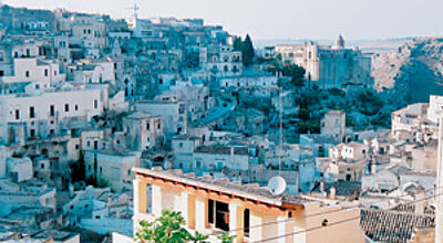 Die Altstadt von Matera wird sukzessive renoviert.