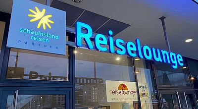 Schauinsland-Reisen, hier ein Partnerbüro in Frankfurt am Main, kommt bisherigen FTI-Kunden mit verringerten Stornogebühren entgegen