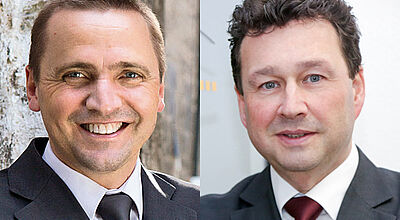 Sie lassen jetzt schon schulen: QTA-Sprecher Thomas Bösl (links) und TSS-Geschäftsführer Manuel Molina