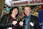 Duo vom ASR: Reisebüro-Inhaberin Anke Budde (Budde Urlaubsreisen) und Jochen Szech (Go East Reisen)