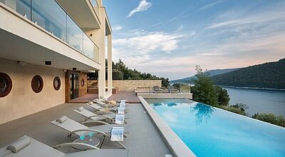 Das Ferienhaus „Vlastelini II“ in Labin bietet Platz für bis zu zehn Gäste