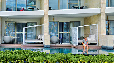 Swim-up-Suite im neuen TRS Coral Hotel an der Costa Mujeres