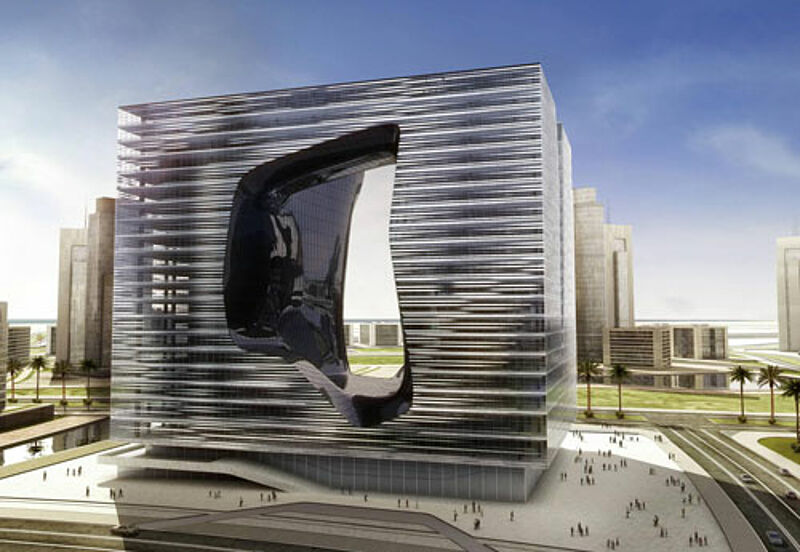 Neubau mit Loch: Die Stararchitektin Zaha Hadid plant das Me Dubai