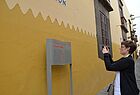 In der Altstadt von Las Palmas weisen Hinweisschilder auf wichtige Bauwerke hin