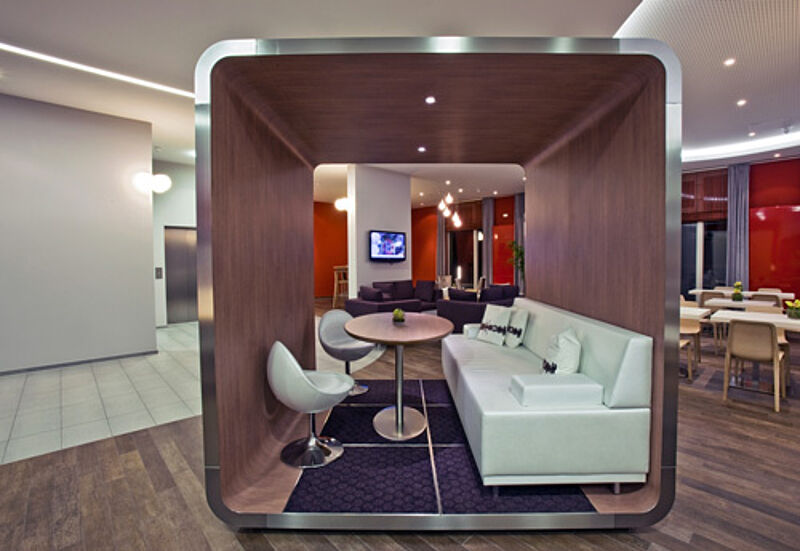 Stylish: So sieht es im Restaurant des Adagio Aparthotels aus.