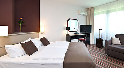 Zimmer im neuen Leonardo Inn Hotel Hamburg Airport