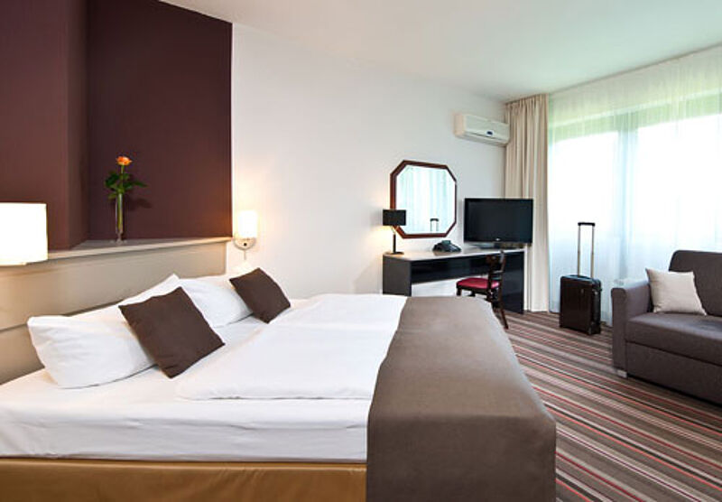 Zimmer im neuen Leonardo Inn Hotel Hamburg Airport