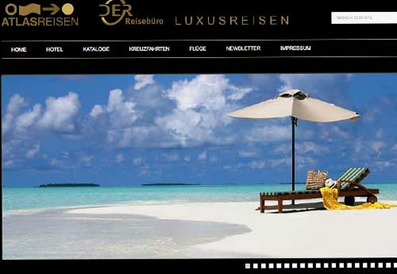 Das Design steht: So sieht der Blog für Luxusreisen aus