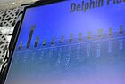 Mehrere Monitore im Delphin Botanik Platinum zeigen eine Übersicht, aus welchem Land die Gäste am jeweiligen Tag kommen. So waren Ende Mai 197 Deutsche und 59 Russen da