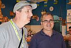 RTK-Manager Markus Conzatti (links) mit Reiseleiter Lorenzo Gonzalez Ferrero