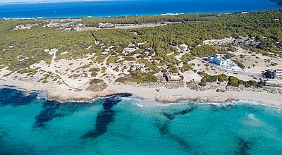 In diesem Gebiet auf Formentera wird das Dunas de Formentera in diesem Sommer eröffnen