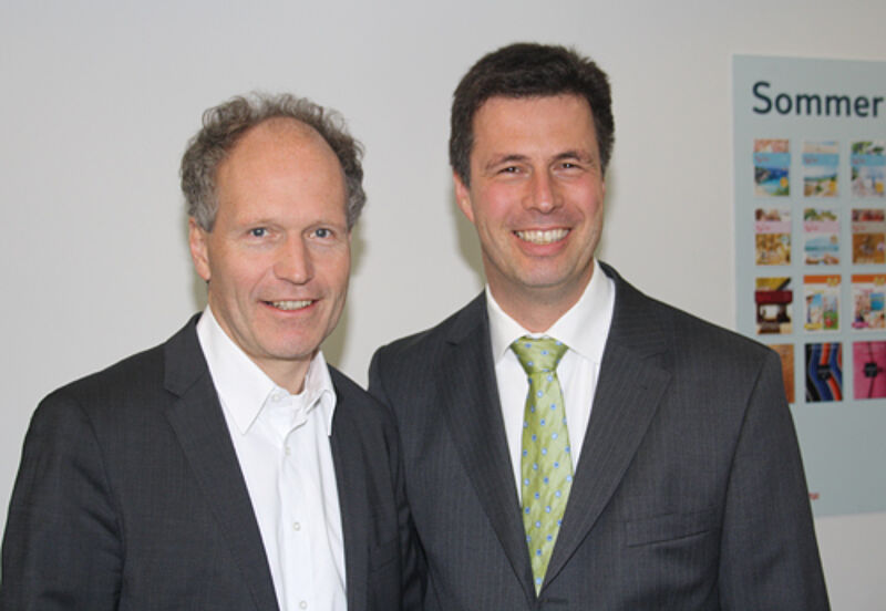 TUI-Manager Michael Knapp (links) und Andreas Casdorff