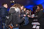 Gute Stimmung bei der Anmeldung im The Dome