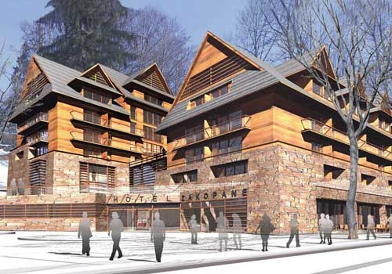 Skifahren im Winter, Wandern im Sommer: das Radisson Blu Zakopane entsteht in den polnischen Karpaten Skifahren im Winter, Wandern im Sommer: das Radisson Blu Zakopane entsteht in den polnischen Karpaten