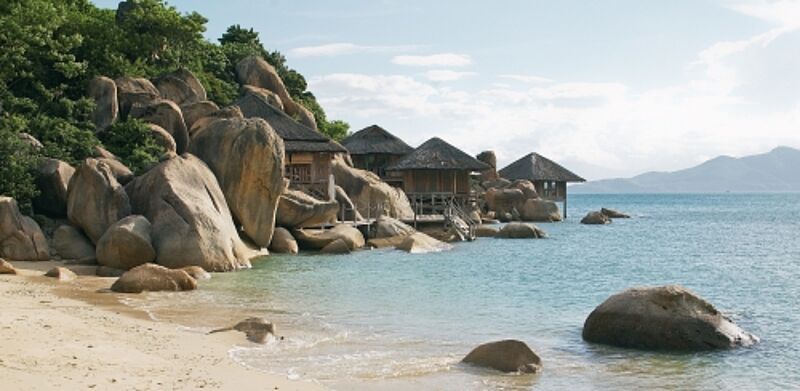 Vietnam wirbt unter anderem mit dem Six Senses Hideaway in der Ninh-Van-Bucht bei Nha Trang.