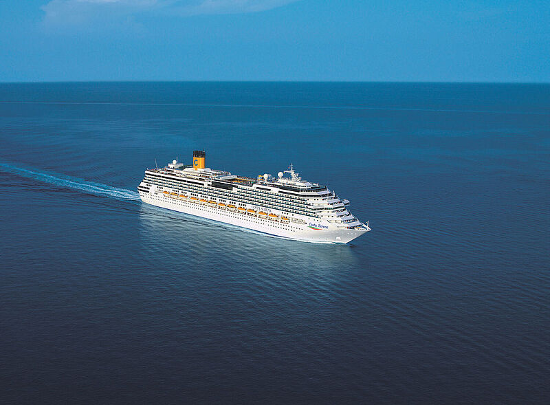 Die Costa Serena unternimmt im übernächsten Winter Kreuzfahrten ab/bis Hongkong