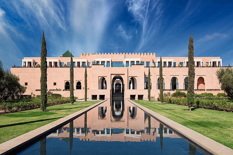 In der Schulung geht es auch um das Oberoi Marrakech in Marokko