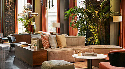 So soll die Lobby des Thompson Sevilla aussehen. Modell: Hyatt