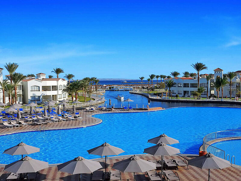 Eine der Empfehlungen von Vtours ist das Dana Beach Resort in Hurghada. Foto: Vtours