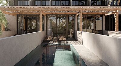 Der Cook's Club Corfu bietet auch Swim-up-Suiten. Foto: Cook's Club