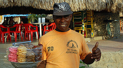 Verkäufer im kolumbianischen Taranga – Gewinnen Sie einen Famtrip in das südamerikanische Land