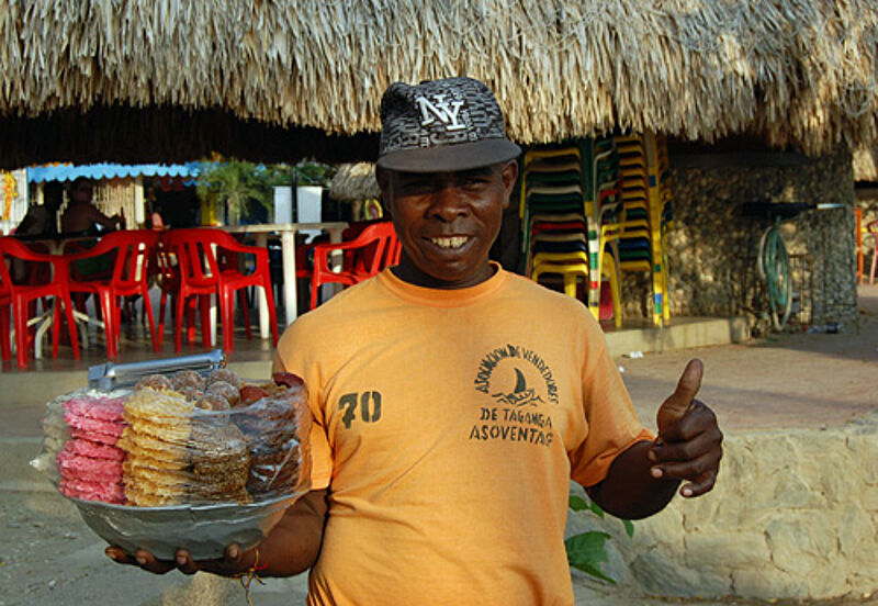 Verkäufer im kolumbianischen Taranga – Gewinnen Sie einen Famtrip in das südamerikanische Land