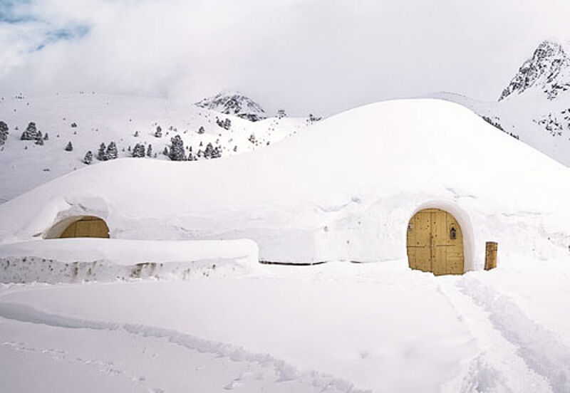 Urig: Das Iglu Village Kühtai in Tirol bietet zwölf Iglu-Suiten