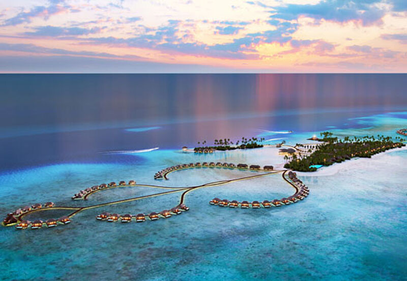 Das Radisson Blu Resort Maldives bietet 128 Villen Das Radisson Blu Resort Maldives bietet 128 Villen