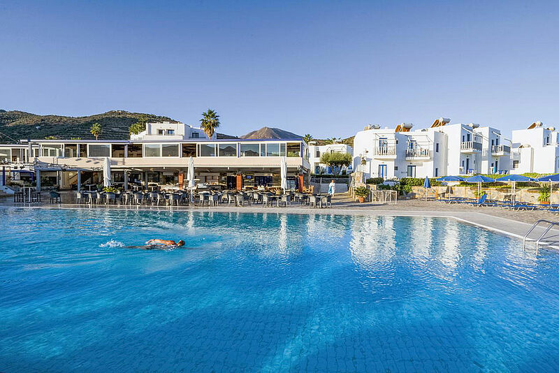 Die Aldiana-Clubs – im Bild die Anlage auf Kreta – sind im nächsten Sommer exklusiv bei den Veranstaltern von DER Touristik buchbar