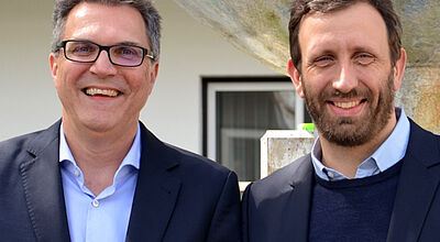 Enttäuscht vom aktuellen Entwurf zur neuen Pauschalreiserichtlinie: Andreas Heimann (links) und Ralf Hieke, Vertreter der Reisebüros im DRV