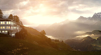 Perfektes Hideaway: das Paradies Hotel in Ftan/Schweiz soll ein neues Konzept erhalten