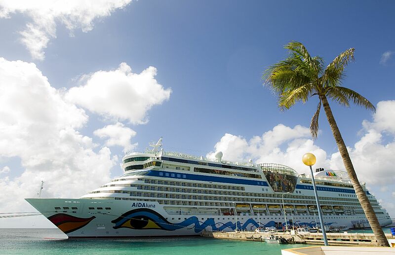 Die Karibik-Kreuzfahrten der Aida Luna werden bis 28. Januar ausgesetzt