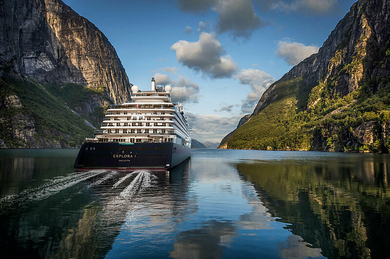Die erste Kreuzfahrt der Explora I wird unter anderem nach Norwegen führen