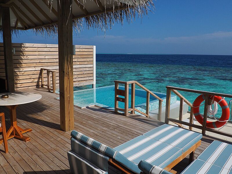 Das Sun Aqua Iru Veli auf den Malediven bietet 125 Suiten Das Sun Aqua Iru Veli auf den Malediven bietet 125 Suiten