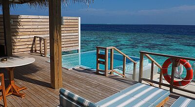 Das Sun Aqua Iru Veli auf den Malediven bietet 125 Suiten