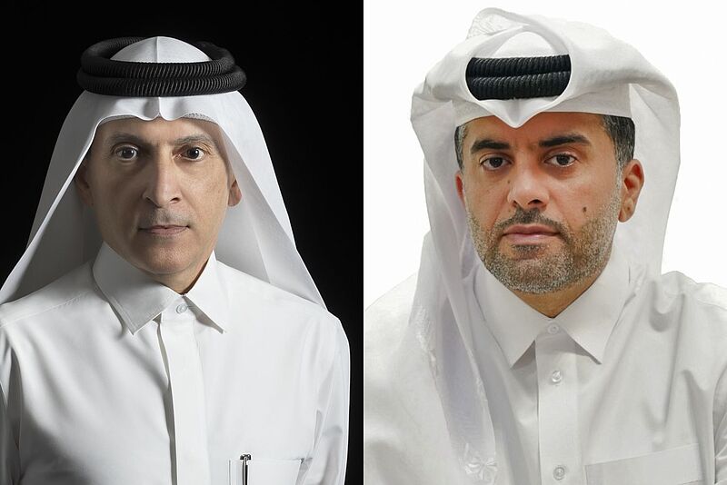 Führungswechsel bei Qatar Airways: Badr Mohammed Al-Meer (rechts) löst Akbar Al Baker ab