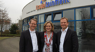 Fokus auf Qualität: die Traveltainment-Manager Timm Richter, Melanie Sickenberger und Oliver Rengelshausen