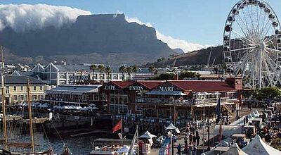 Die Waterfront ist einer der Touristenmagnete in Kapstadt