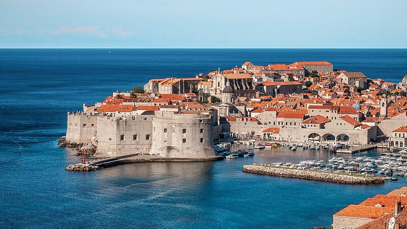 Der Touristenmagnet schlechthin in Kroatien: die Hafenstadt Dubrovnik