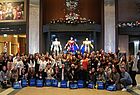 Alle Teilnehmer des Counter-Komplizen-Camps im Disney Hotel New York - The Art of Marvel 
