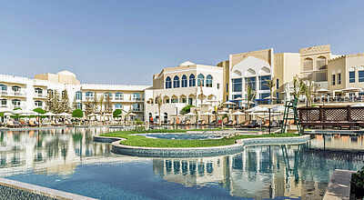 Das Kairaba Mirbat Resort liegt feinsandigen Indischen Ozean in Oman