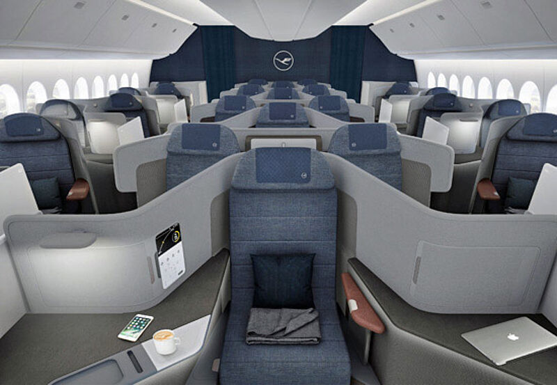 So sieht die neue Business Class von Lufthansa aus