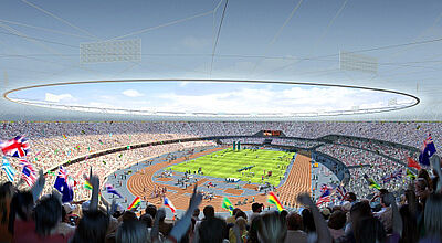 Das neue Olympiastadion in London soll Platz für 80.000 Zuschauer bieten