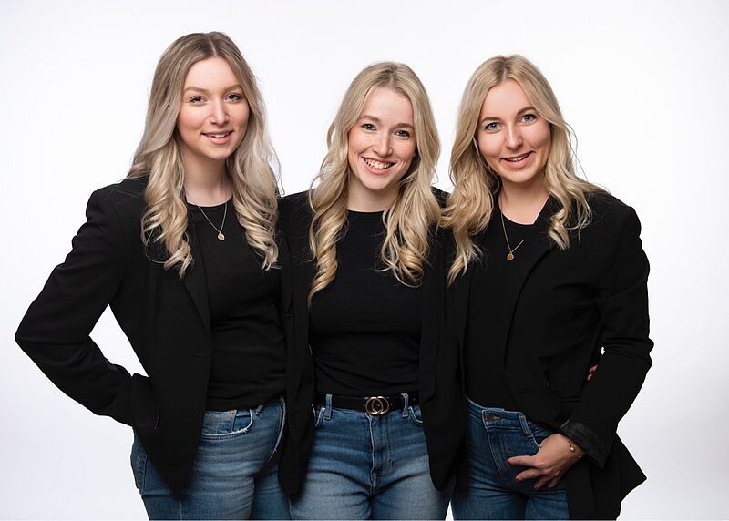 Werben um Verständnis beim Kunden: Die Reisebüro-Schwestern Alicia, Anna und Alina Wieting