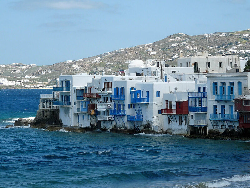 Buchungen sind unter anderem bereits für Griechenland möglich – im Bild Mykonos. Foto: Dieter Schütz/pixelio
